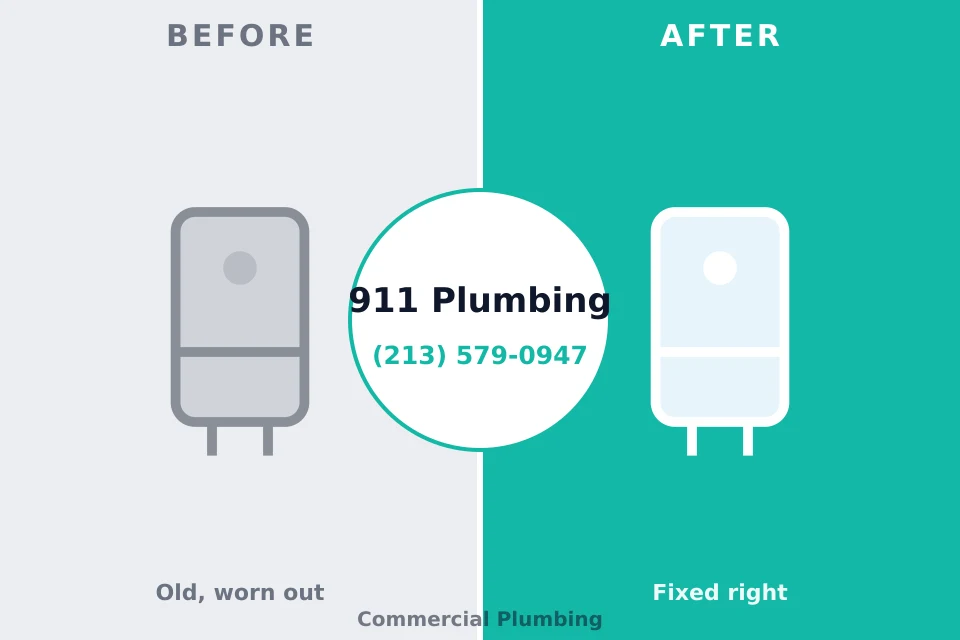 Before and after: plumbing repair Tatum, TX